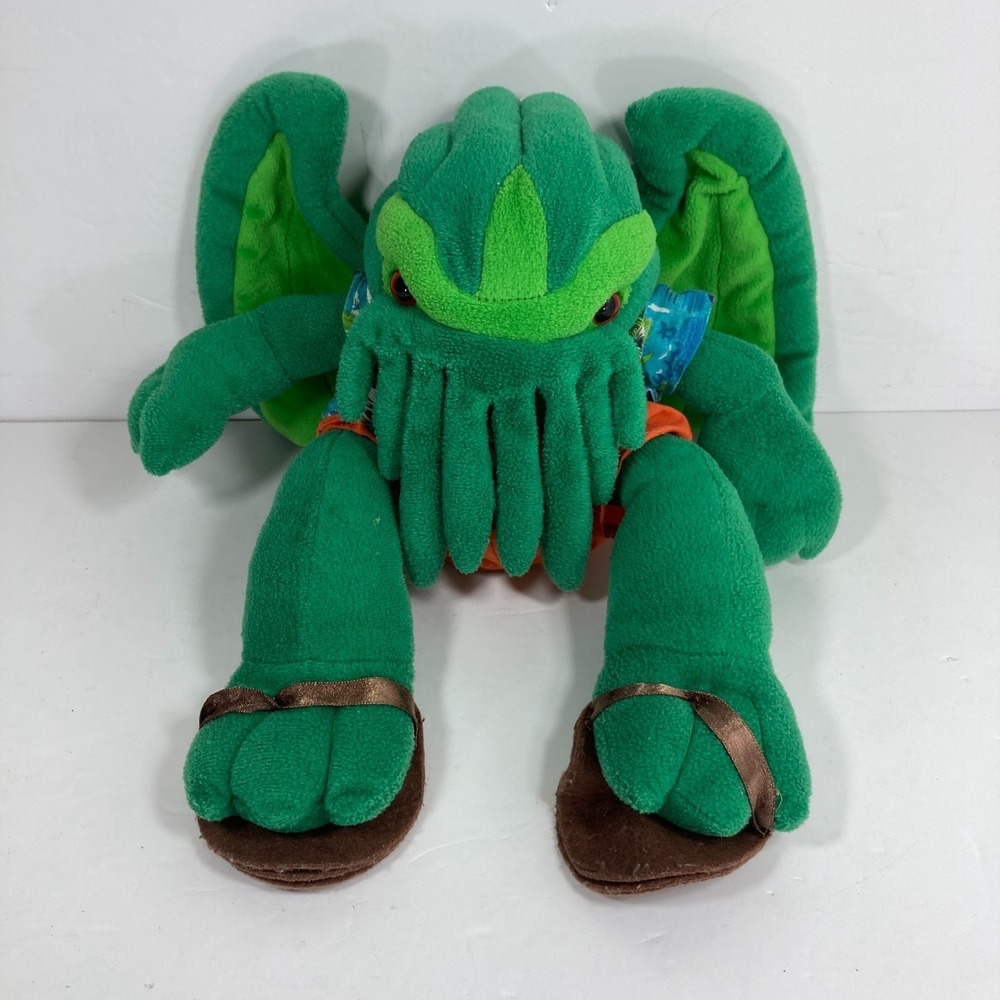 Toy Vault Summer Fun Cthulhu Plush 12" HP010 2002 Lovecraft Hawaiian Shirt Stuff